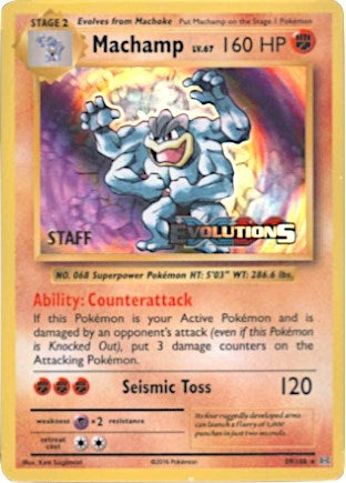 Image for Machamp - 59/108 (Prerelease) [Staff] (59/108) [XY Promos] - Pokemon