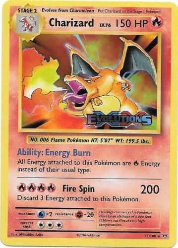 Image for Charizard (XY Evolutions Prerelease) (11/108) [XY Promos] - Pokemon