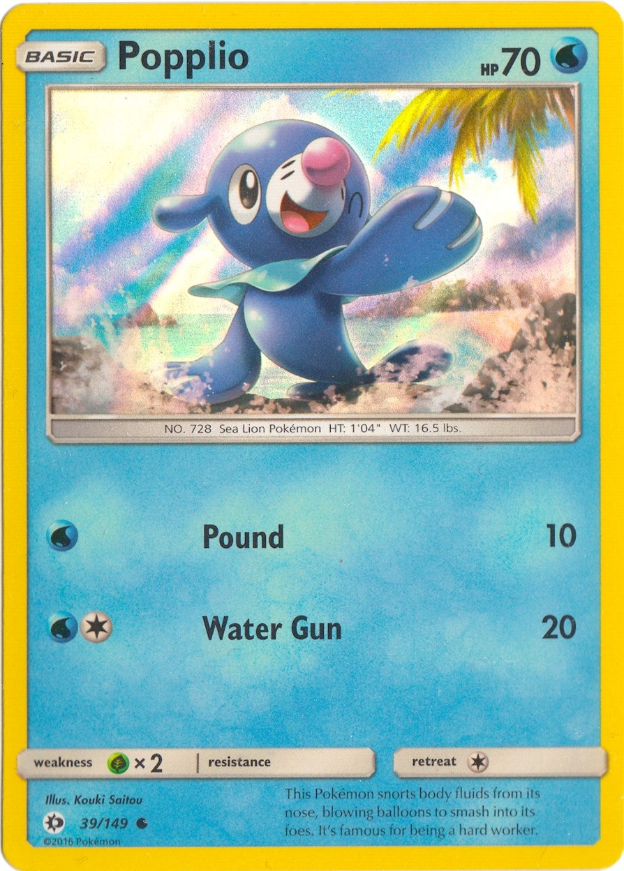 Image for Popplio - 39/149 (Water Web Holo) (039/149) [Miscellaneous Cards & Products] - Pokemon
