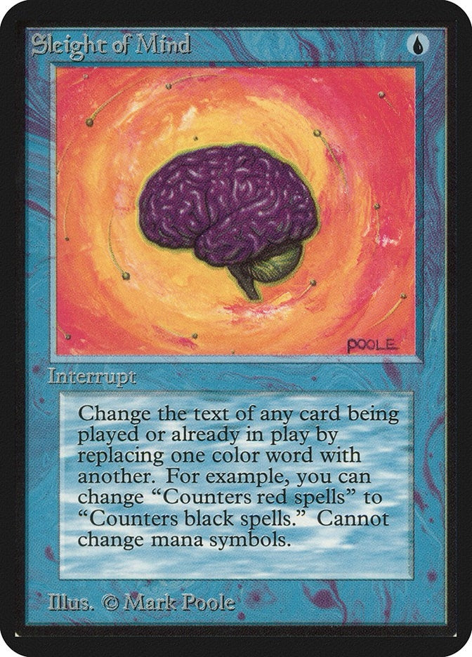 Image for Sleight of Mind [Alpha Edition] - Magic: The Gathering