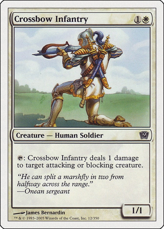 Image for Crossbow Infantry (12) [9th Edition] - Magic: The Gathering