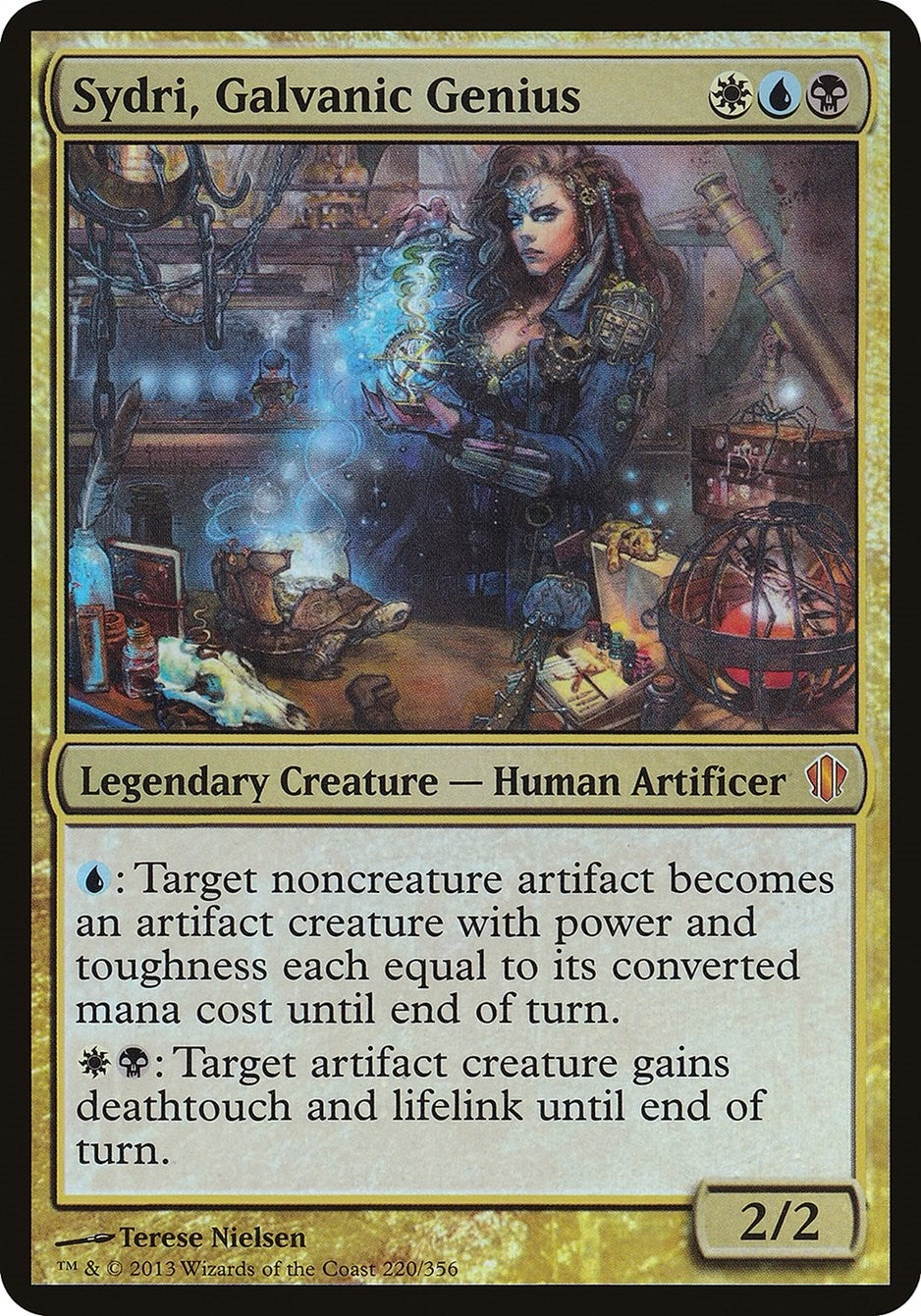 Image for Sydri, Galvanic Genius (Commander 2013) (220) [Oversize Cards] - Magic: The Gathering