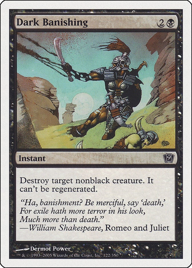 Image for Dark Banishing (122) [9th Edition] - Magic: The Gathering