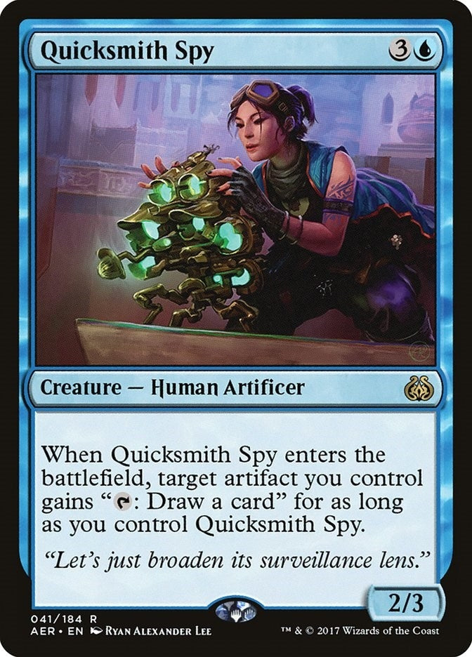 Image for Quicksmith Spy (41) [Aether Revolt] - Magic: The Gathering