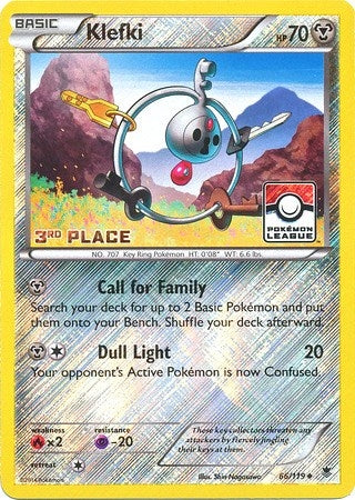 Image for Klefki - 66/119 (Pokemon League) [3rd Place] (066/119) [League & Championship Cards] - Pokemon