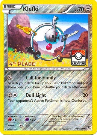 Image for Klefki - 66/119 (League Promo) [4th Place] (066/119) [League & Championship Cards] - Pokemon