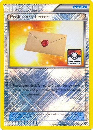 Image for Professor's Letter - 123/146 (Pokemon League) (123/146) [League & Championship Cards] - Pokemon