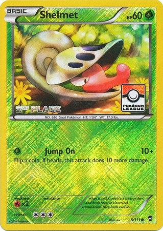 Image for Shelmet - 8/111 (Pokemon League) [2nd Place] (008/111) [League & Championship Cards] - Pokemon