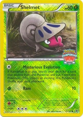 Image for Shelmet - 11/101 (Championship Series) (011/101) [League & Championship Cards] - Pokemon