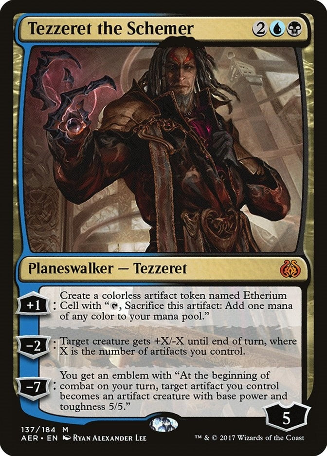 Image for Tezzeret the Schemer (137) [Aether Revolt] - Magic: The Gathering