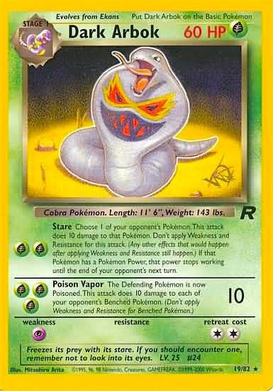 Image for Dark Arbok [W Stamped] (19/82) [WoTC Promo] - Pokemon