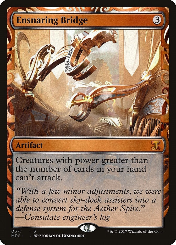 Image for Ensnaring Bridge (37) [Masterpiece Series: Kaladesh Inventions] - Magic: The Gathering