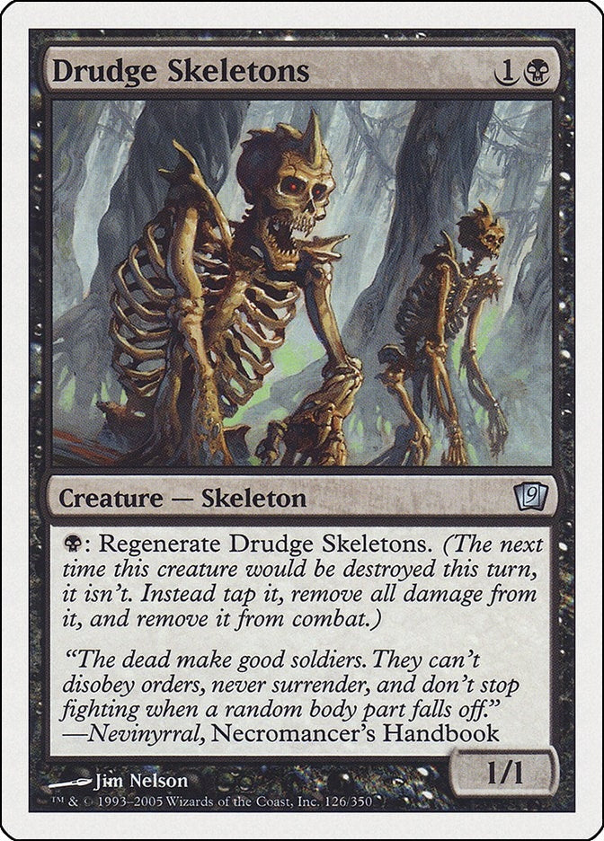 Image for Drudge Skeletons (126) [9th Edition] - Magic: The Gathering