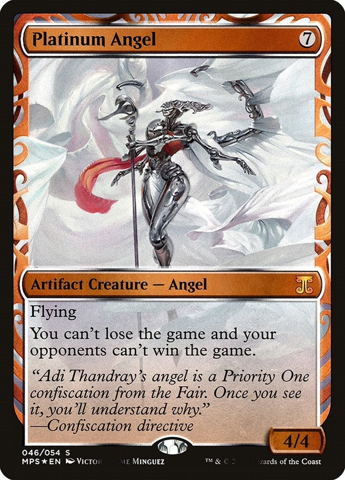 Image for Platinum Angel (46) [Masterpiece Series: Kaladesh Inventions] - Magic: The Gathering