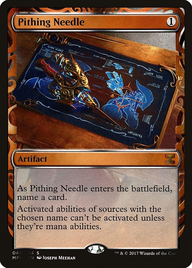 Image for Pithing Needle (44) [Masterpiece Series: Kaladesh Inventions] - Magic: The Gathering