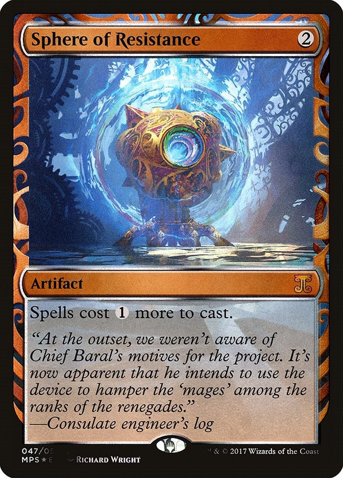 Image for Sphere of Resistance (47) [Masterpiece Series: Kaladesh Inventions] - Magic: The Gathering