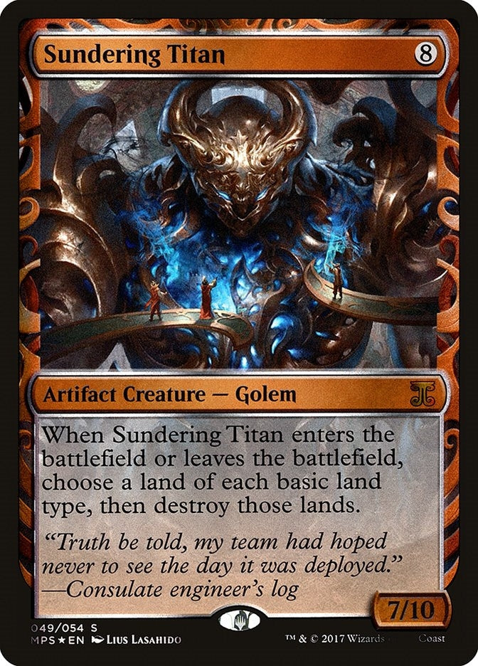Image for Sundering Titan (49) [Masterpiece Series: Kaladesh Inventions] - Magic: The Gathering