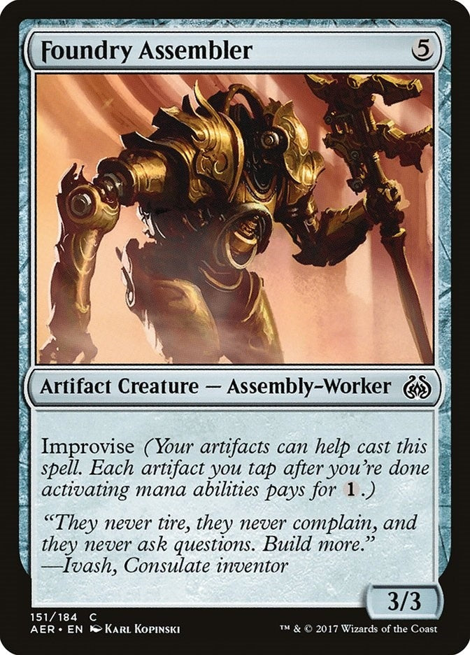 Image for Foundry Assembler (151) [Aether Revolt] - Magic: The Gathering