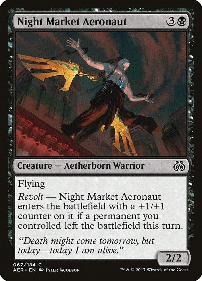 Image for Night Market Aeronaut (67) [Aether Revolt] - Magic: The Gathering