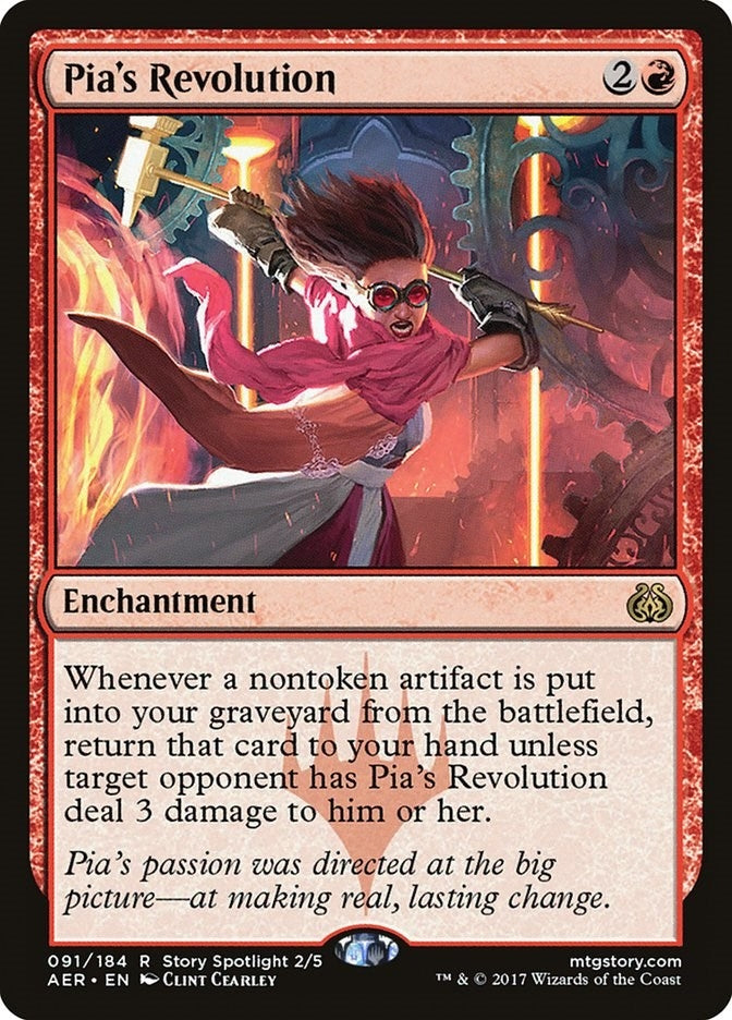 Image for Pia's Revolution (91) [Aether Revolt] - Magic: The Gathering