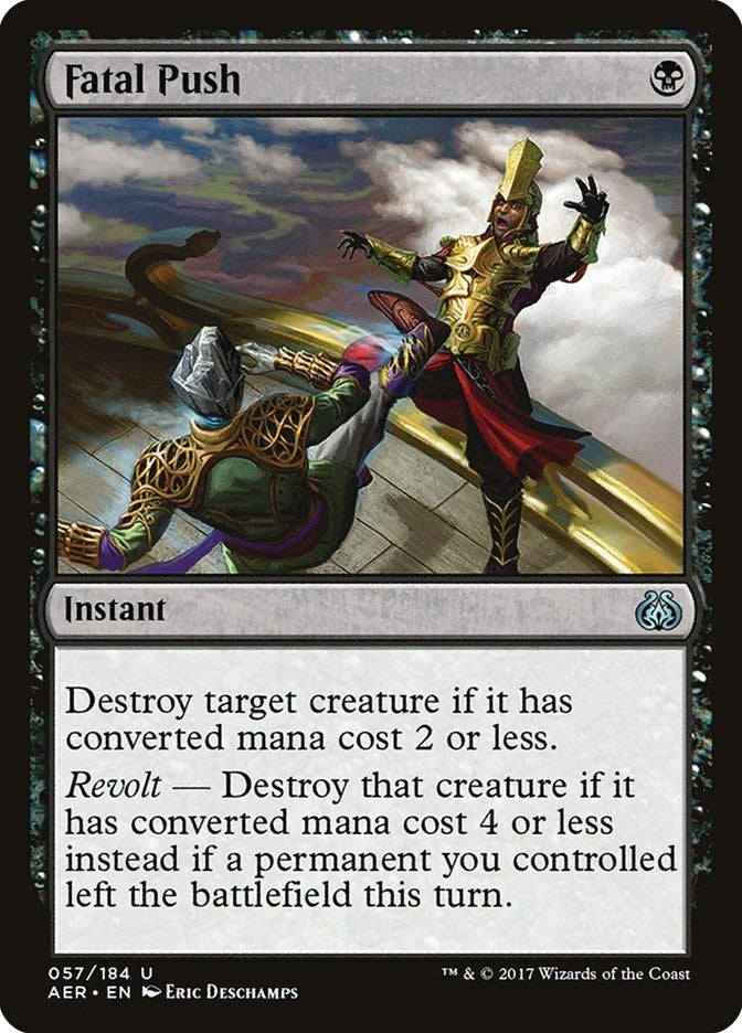 Image for Fatal Push (57) [Aether Revolt] - Magic: The Gathering