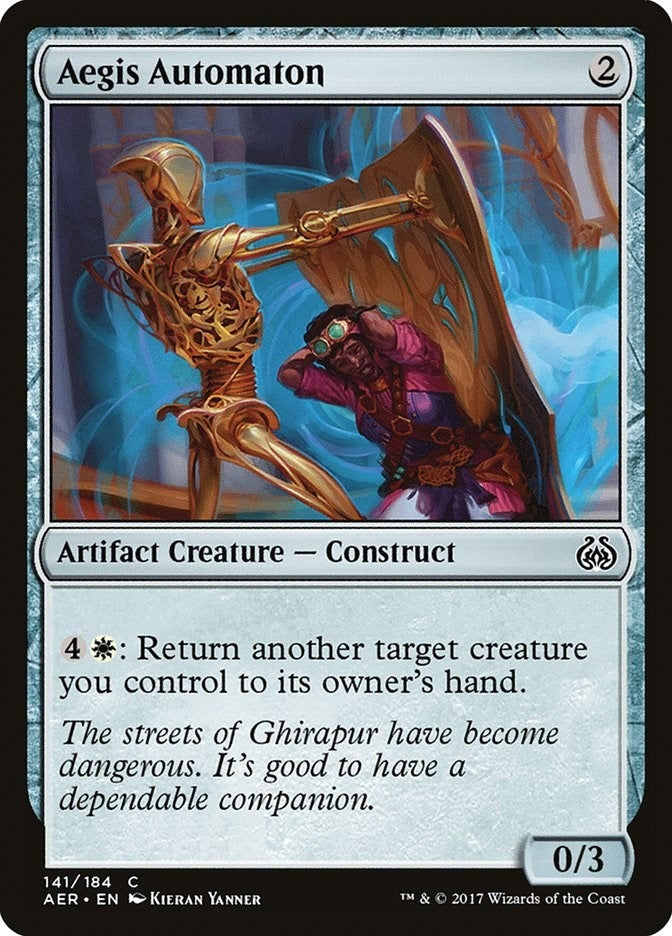Image for Aegis Automaton (141) [Aether Revolt] - Magic: The Gathering