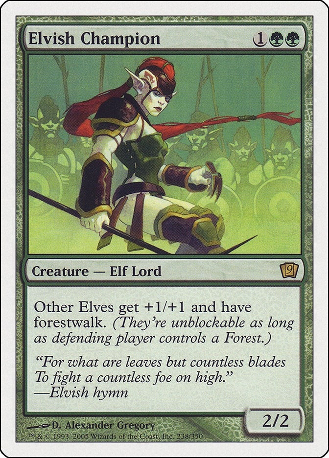 Image for Elvish Champion [9th Edition] - Magic: The Gathering