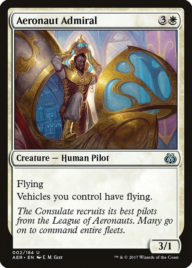 Image for Aeronaut Admiral (2) [Aether Revolt] - Magic: The Gathering