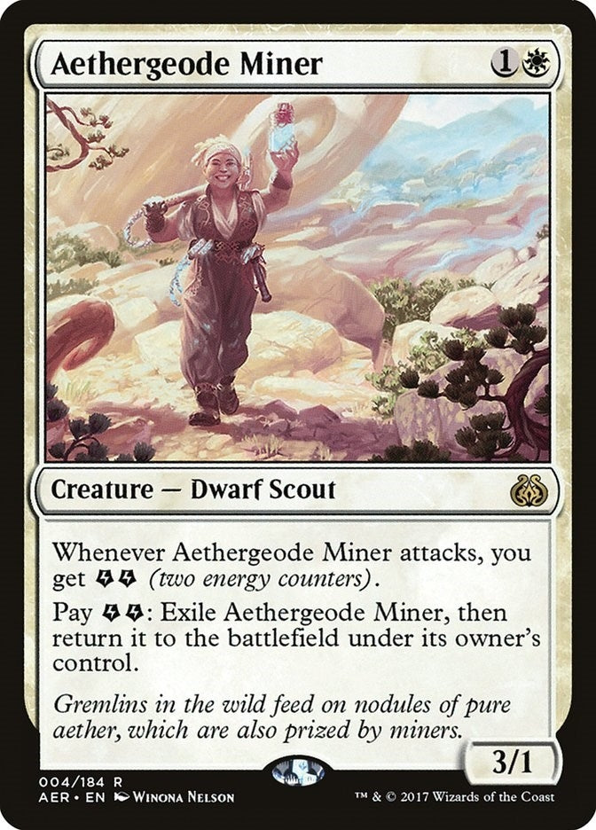 Image for Aethergeode Miner (4) [Aether Revolt] - Magic: The Gathering