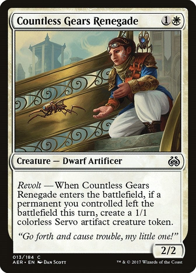 Image for Countless Gears Renegade (13) [Aether Revolt] - Magic: The Gathering