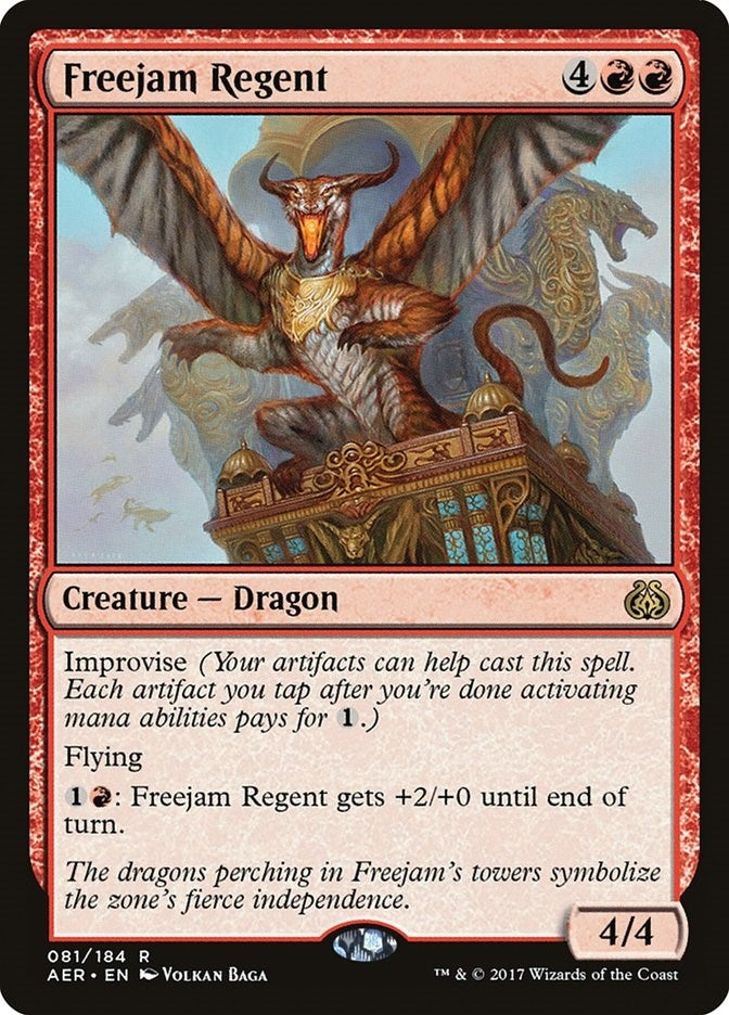 Image for Freejam Regent (81) [Aether Revolt] - Magic: The Gathering