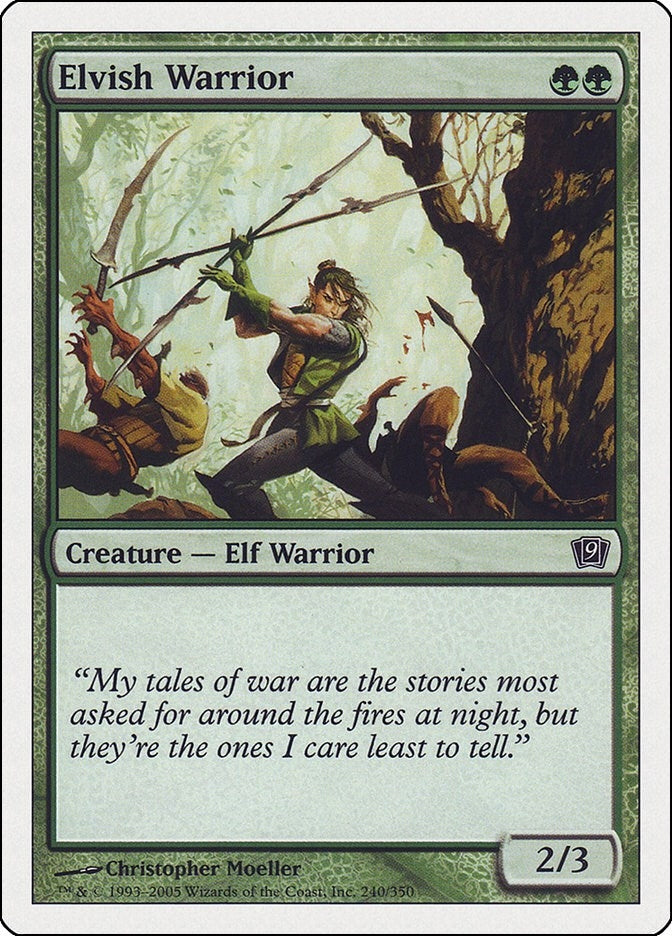 Image for Elvish Warrior (240) [9th Edition] - Magic: The Gathering