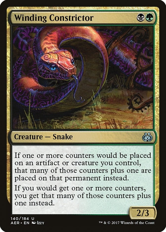 Image for Winding Constrictor (140) [Aether Revolt] - Magic: The Gathering