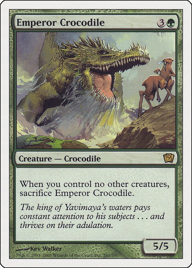 Image for Emperor Crocodile (241) [9th Edition] - Magic: The Gathering