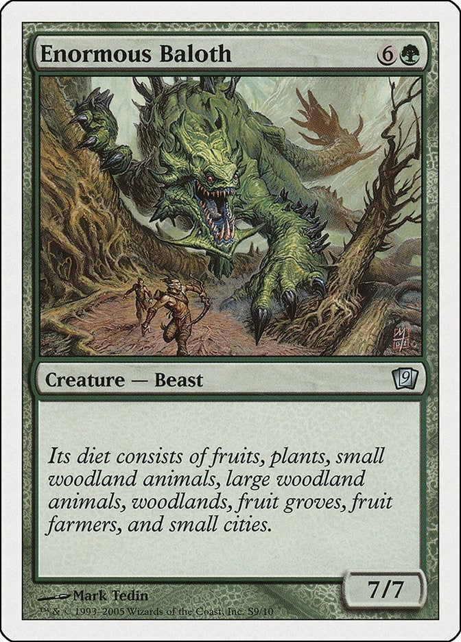 Image for Enormous Baloth (S9) [9th Edition] - Magic: The Gathering