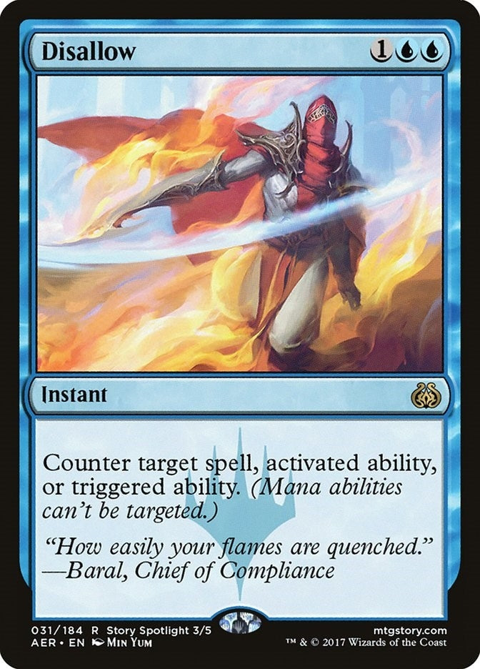 Image for Disallow (31) [Aether Revolt] - Magic: The Gathering