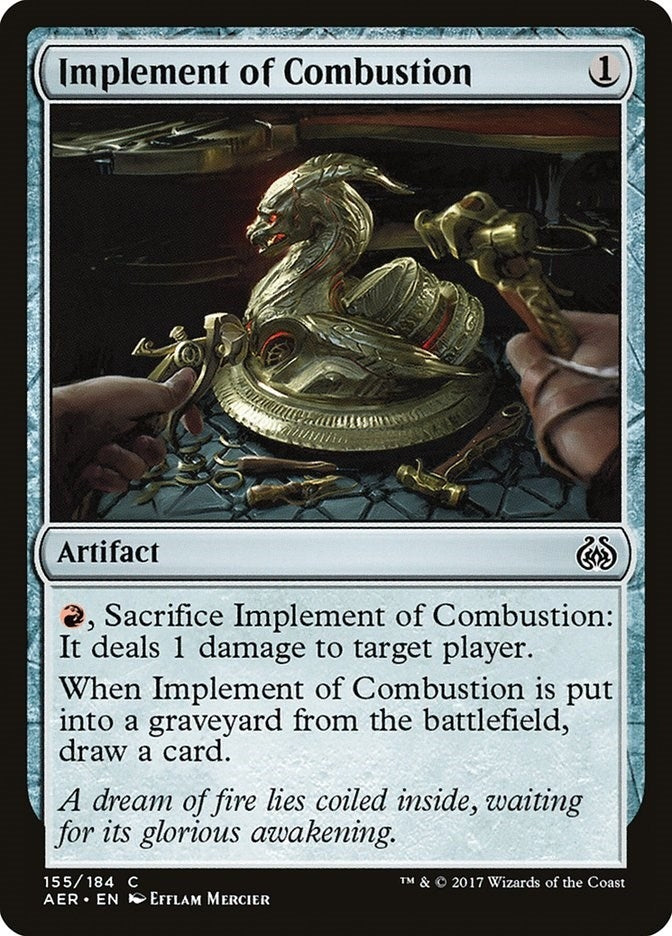 Image for Implement of Combustion (155) [Aether Revolt] - Magic: The Gathering
