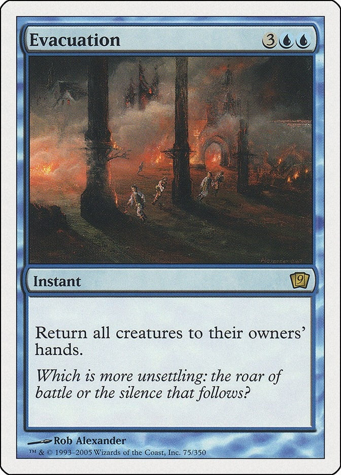Image for Evacuation (75) [9th Edition] - Magic: The Gathering