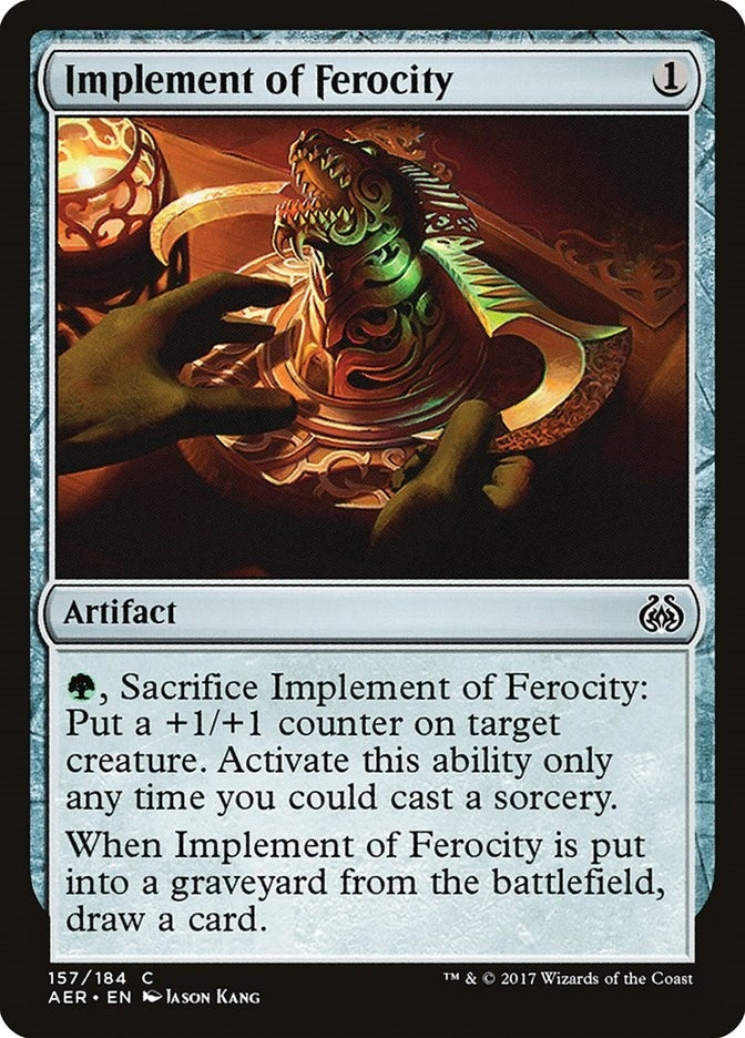 Image for Implement of Ferocity (157) [Aether Revolt] - Magic: The Gathering