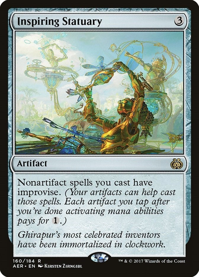 Image for Inspiring Statuary (160) [Aether Revolt] - Magic: The Gathering