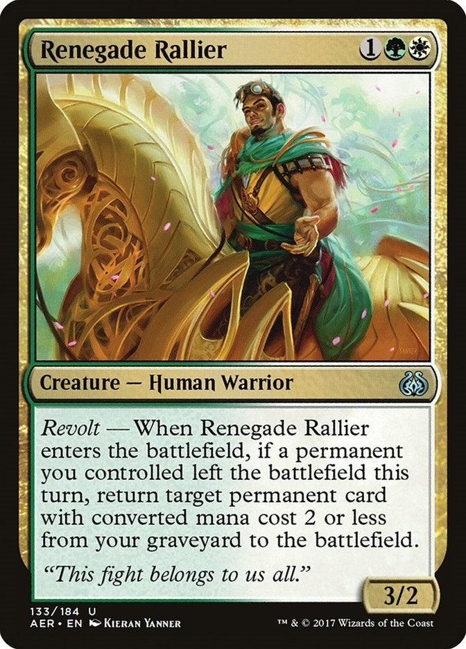 Renegade Rallier (133) [Aether Revolt]