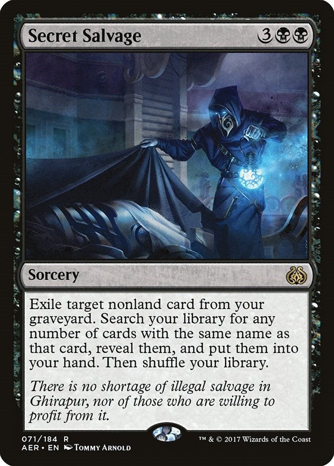 Image for Secret Salvage (71) [Aether Revolt] - Magic: The Gathering