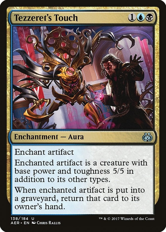 Image for Tezzeret's Touch (138) [Aether Revolt] - Magic: The Gathering