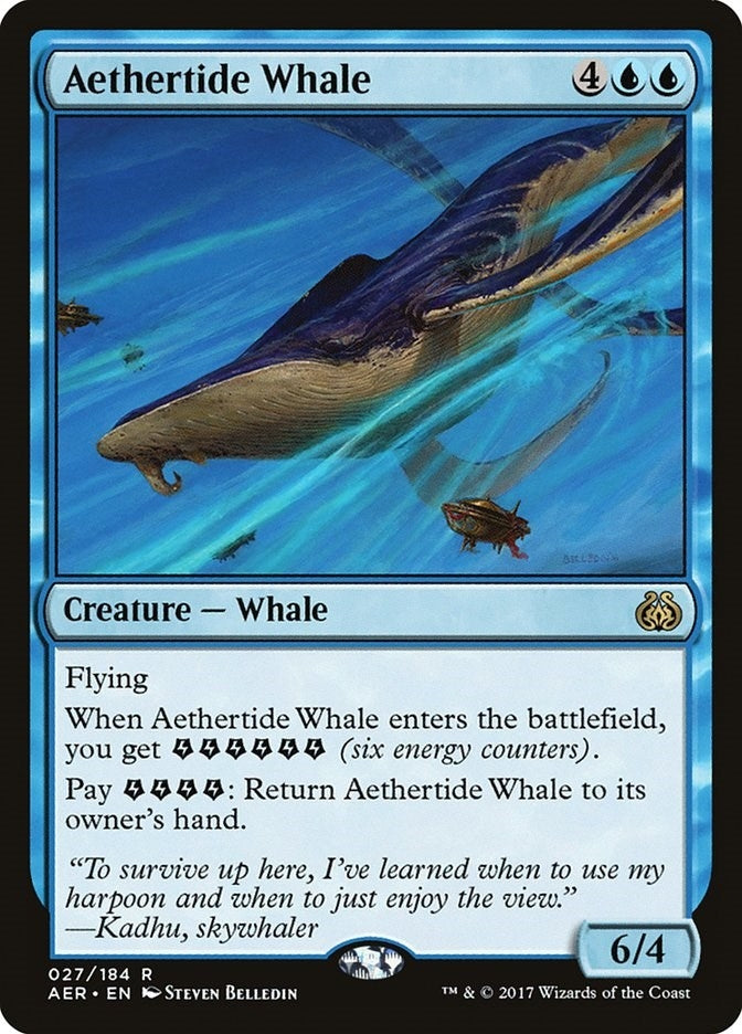 Image for Aethertide Whale (27) [Aether Revolt] - Magic: The Gathering