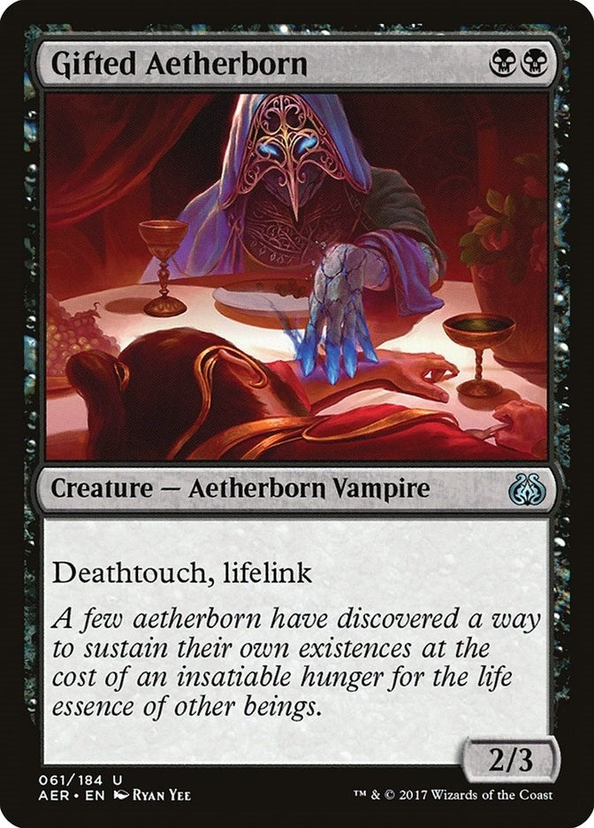 Image for Gifted Aetherborn (61) [Aether Revolt] - Magic: The Gathering