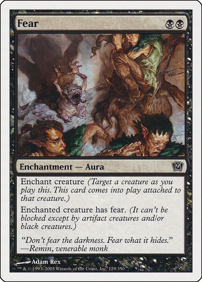 Image for Fear (129) [9th Edition] - Magic: The Gathering