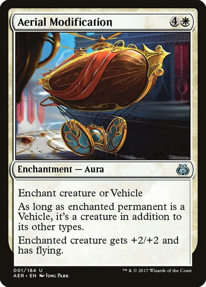 Image for Aerial Modification (1) [Aether Revolt] - Magic: The Gathering