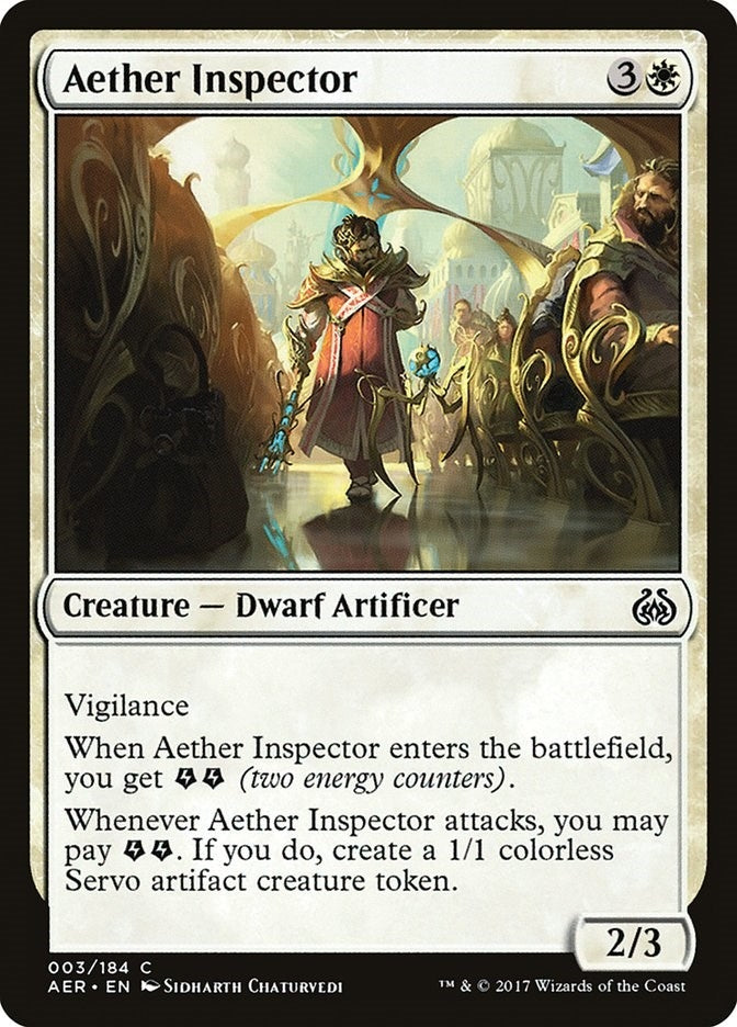 Image for Aether Inspector (3) [Aether Revolt] - Magic: The Gathering