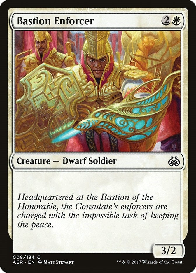 Image for Bastion Enforcer (8) [Aether Revolt] - Magic: The Gathering