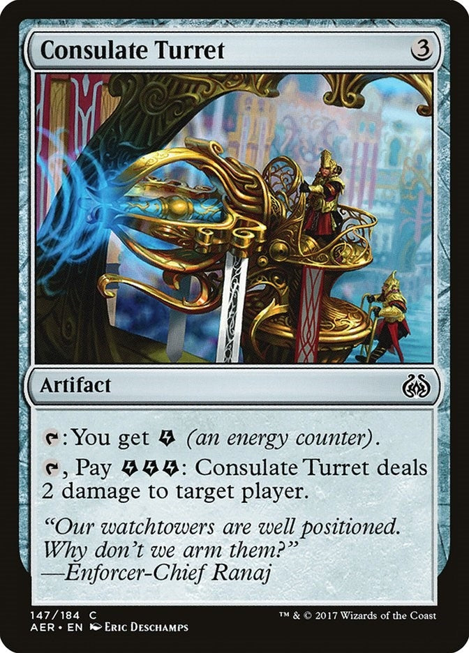 Image for Consulate Turret (147) [Aether Revolt] - Magic: The Gathering